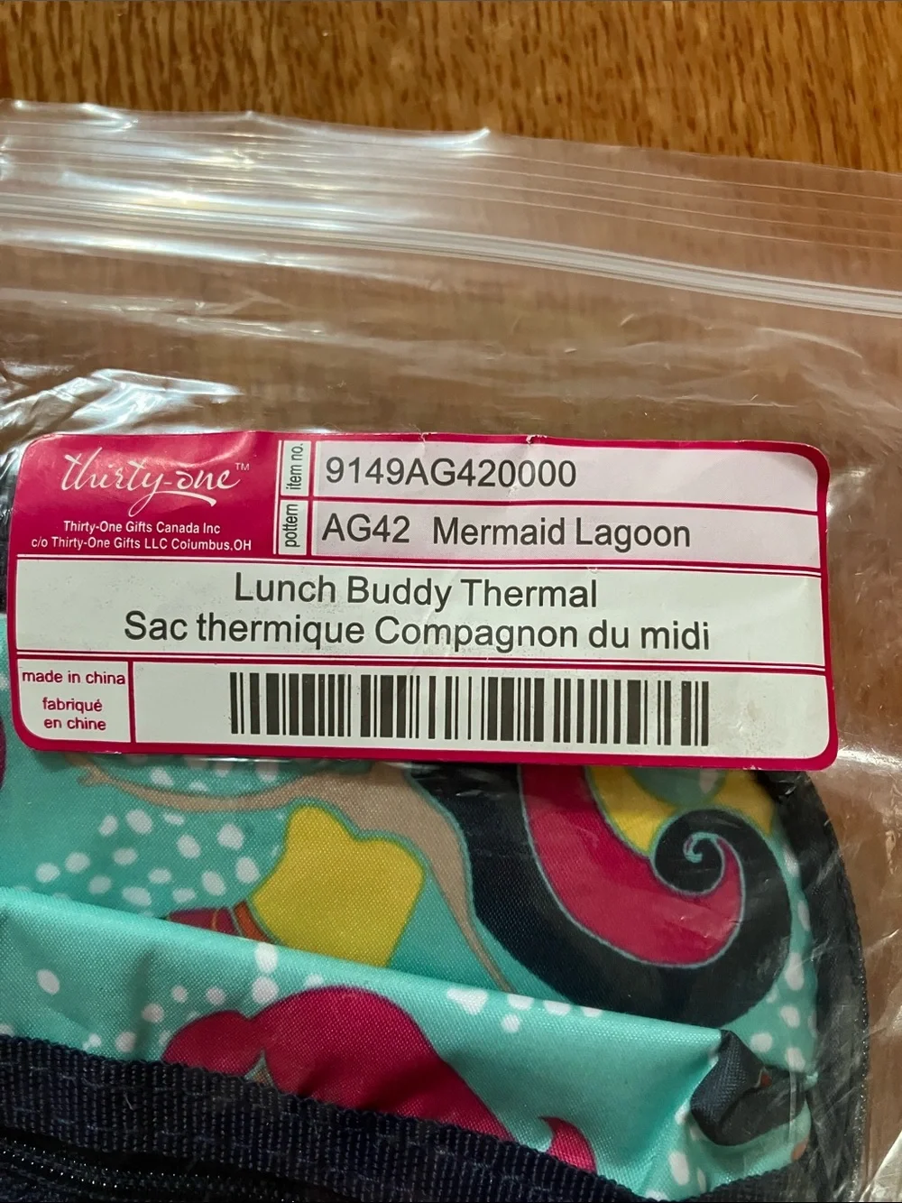 THIRTY ONE LUNCH BUDDY THERMAL MERMAID LAGOON NWT